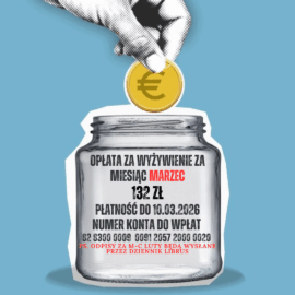 Opłaty za obiady w marcu Opłaty za obiady w marcu