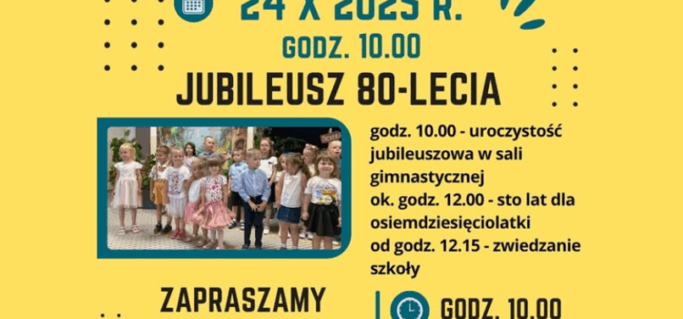 Jubileusz 80-lecia Jubileusz 80-lecia